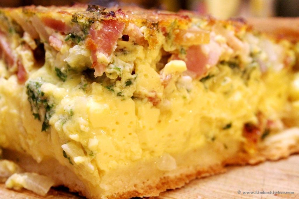 Egg, Bacon & Onion Quiche Recipe