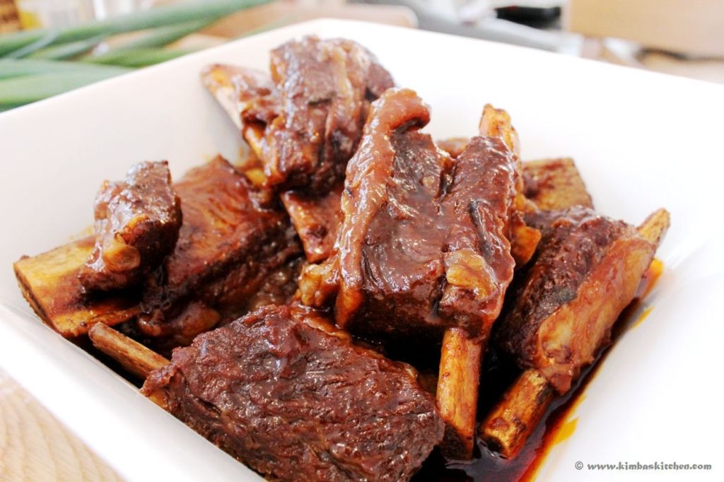 Slow Cooked, Caramelized Beef Spare Ribs