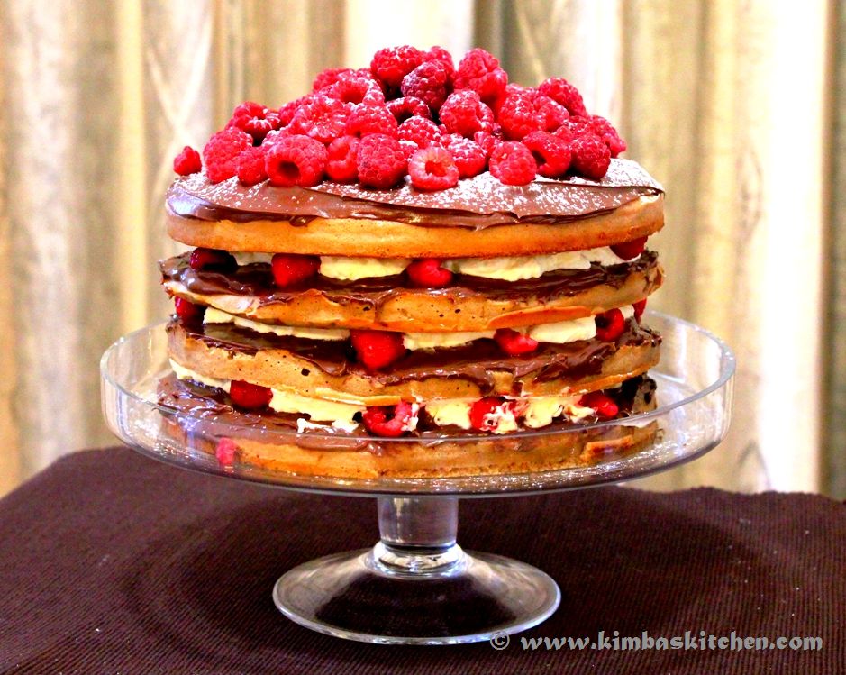 Choc Mint, Hazelnut and Raspberry Layer&nbsp;Cake