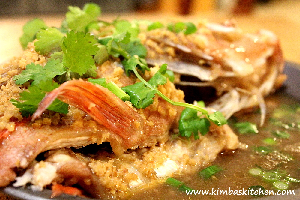Steamed Fish Head Cooked with&nbsp;Ginger