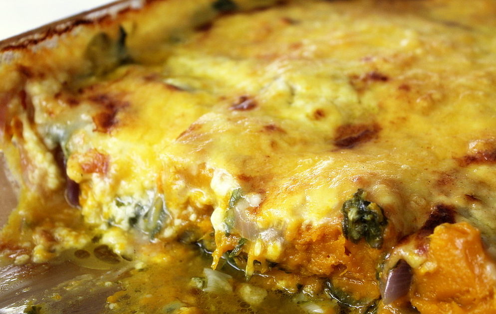 Pumpkin and Spinach&nbsp;Casserole